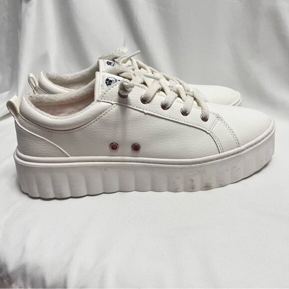 Roxy Chunky Platform Sneakers White & Rose Gold Size 10 - Picture 6 of 13